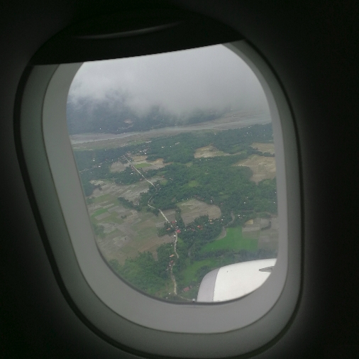 Caticlan view from air asia Philippines.