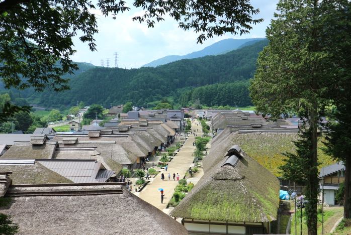 Ouchi-juku Fukushima, Japan.