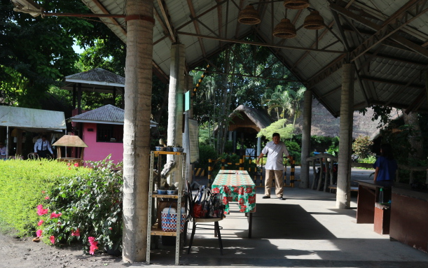 The gate to Museum and other attractions at Villa Escudero.