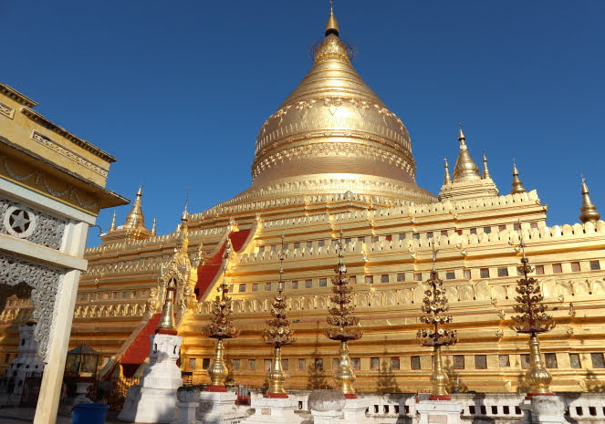 The golden Pagoda of Myanmar.