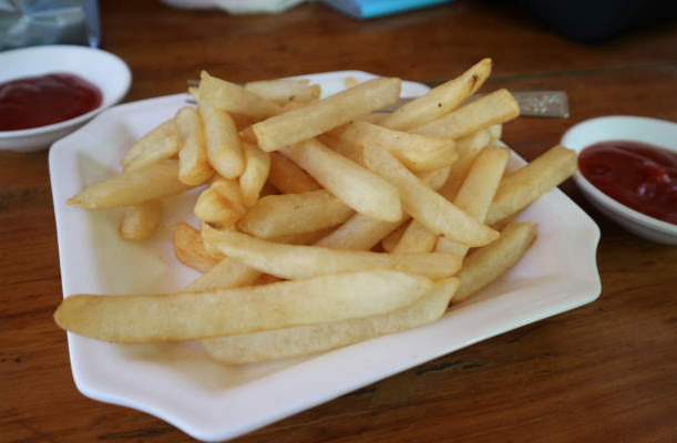 French fries ala Bagan Myanmar.