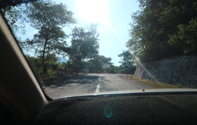 Road to Mount Popa.