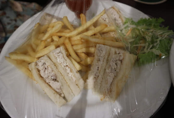 Sandwich at the hotel, dambulla.