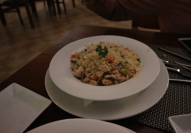 Fried rice from the heaven hotel Eliya Sri Lanka.