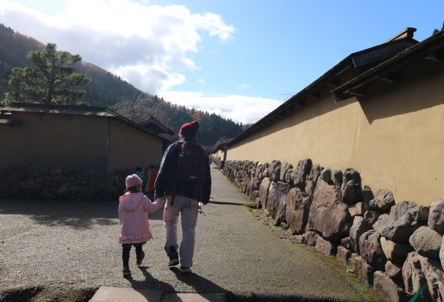 The start of the tour at Ichijo Dani Ruins.